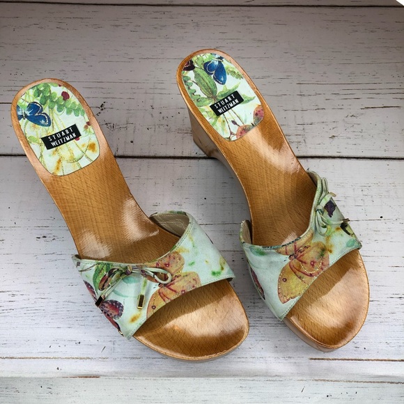 Stuart Weitzman Shoes - Stuart Weitzman Butterfly Wedges